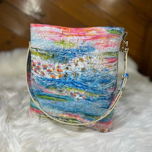 Brahmin Celina Staycation Melbourne Bucket Shoulder Bag NWT - Picture 4 of 11